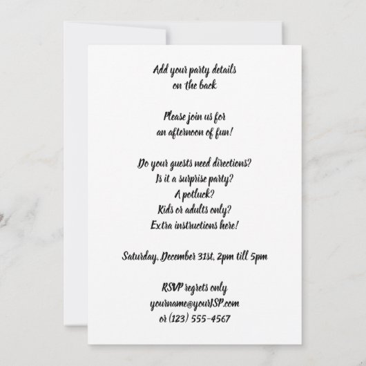 Wetenschapsfilm HG Wells War of the Worlds Kaart (Achterkant)