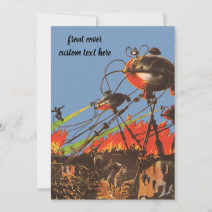  Wetenschapsfilm HG Wells War of the Worlds Kaart