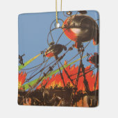 Wetenschapsfilm HG Wells War of the Worlds Keramisch Ornament (Links)