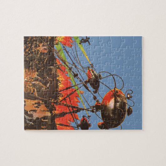  Wetenschapsfilm HG Wells War of the Worlds Legpuzzel (Horizontaal)
