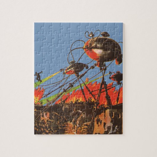  Wetenschapsfilm HG Wells War of the Worlds Legpuzzel (Verticaal)