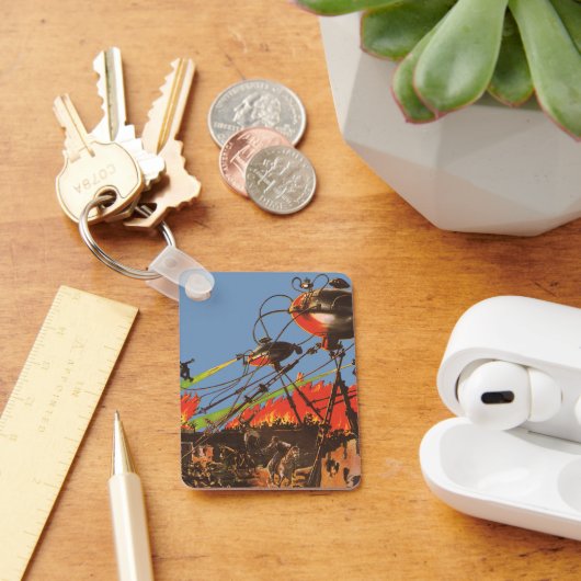 Wetenschapsfilm HG Wells War of the Worlds Sleutelhanger (Bureau)