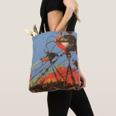 Wetenschapsfilm HG Wells War of the Worlds Tote Bag (Dichtbij)