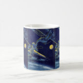 Wetenschapsfilm, Sci Fi Alien op Spacewalk Koffiemok (Center)