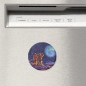  Wetenschapsfilm, Sci Fi Astronauts op maan Magneet (Insitu (Vaatwasser))