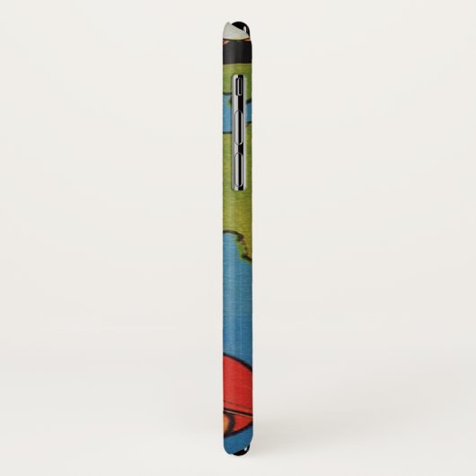 Wetenschapsfilm, Sci Fi Rocket over Aarde Case-Mate iPhone Case (Achterkant/links)