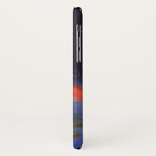 Wetenschapsfilm, Sci Fi Rocket over Aarde Case-Mate iPhone Case (Achterkant/links)