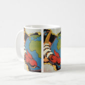 Wetenschapsfilm, Sci Fi Rocket over Aarde Koffiemok (Voorkant links)