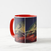  Wetenschapsfilm, Sci Fi Stad op de maan Mok (Voorkant links)