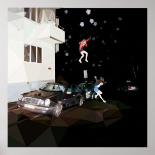 Wetenschapsfilm van Brand New Poly Art Poster