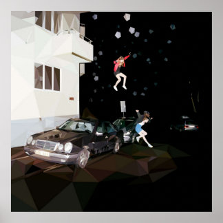 Wetenschapsfilm van Brand New Poly Art Poster