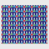 Wetenschapsflessen Cadeaupapier (Vlak)