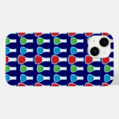 Wetenschapsflessen iPhone Case (Achterkant (horizontaal))