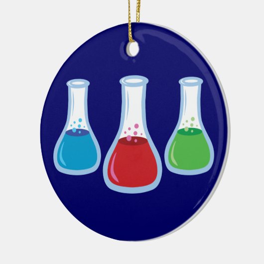 Wetenschapsflessen Keramisch Ornament (Links)