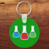 Wetenschapsflessen Sleutelhanger (Voorkant)