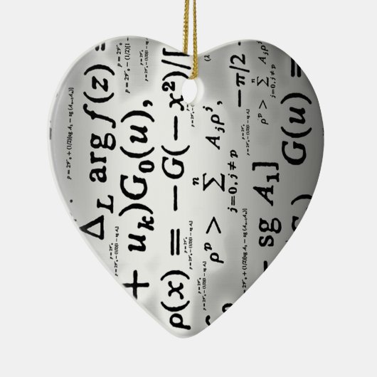 Wetenschapsformules Keramisch Ornament (Rechts)