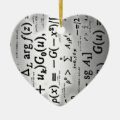 Wetenschapsformules Keramisch Ornament (Voorkant)