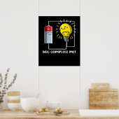 Wetenschapsfysica, je maakt me helemaal klaar poster (Keuken)