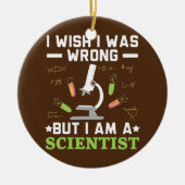 Wetenschapsgebied Biologie Lover Biologie Teacher Keramisch Ornament (Voorkant)