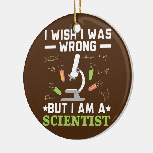 Wetenschapsgebied Biologie Lover Biologie Teacher Keramisch Ornament (Links)