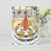  wetenschapskerij, laboratoriumwetenschappers eten (Staand voorkant)