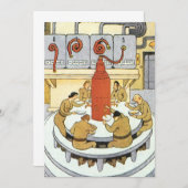  wetenschapskerij, laboratoriumwetenschappers eten (Voorkant / Achterkant)