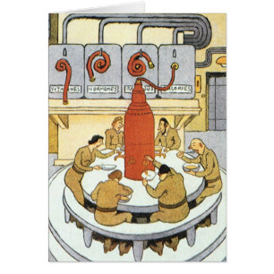 wetenschapskerij, laboratoriumwetenschappers eten