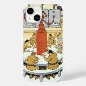 wetenschapskerij, laboratoriumwetenschappers eten Case-Mate iPhone case (Achterkant)