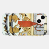  wetenschapskerij, laboratoriumwetenschappers eten Case-Mate iPhone case (Achterkant (horizontaal))