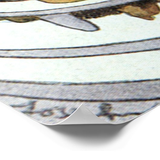  wetenschapskerij, laboratoriumwetenschappers eten poster (Hoek)