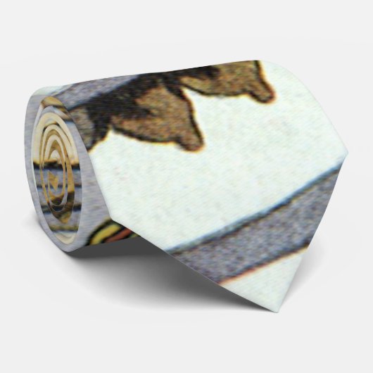  wetenschapskerij, laboratoriumwetenschappers eten stropdas (Opgerold)