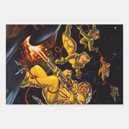  wetenschapskerk inpakpapier vel (Voorkant)