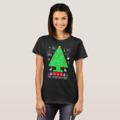 Wetenschapskerstman Oh Chemist Tree Chemistree Che T-shirt (Voorkant volledig)