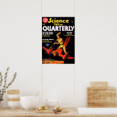  wetenschapsketen driemaandelijkse ruimtevaart poster (Keuken)