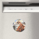  wetenschapsketen Futuristische City Alien Wars Magneet (Insitu (Vaatwasser))