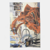  wetenschapsketen Futuristische City Alien Wars Theedoek (Verticaal)