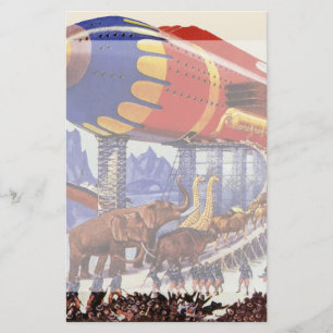  wetenschapsketen, Noah's ark Wilde Dieren Briefpapier