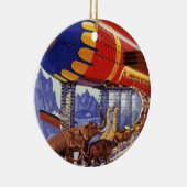  wetenschapsketen, Noah's ark Wilde Dieren Keramisch Ornament (Rechts)