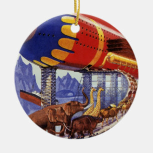 wetenschapsketen, Noah's ark Wilde Dieren Keramisch Ornament