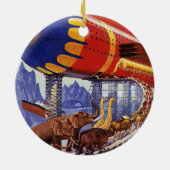  wetenschapsketen, Noah's ark Wilde Dieren Keramisch Ornament (Achterkant)