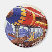  wetenschapsketen, Noah's ark Wilde Dieren Magneet (Voorkant)