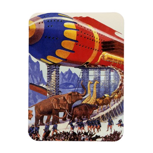  wetenschapsketen, Noah's ark Wilde Dieren Magneet (Verticaal)