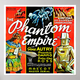 wetenschapsketen Robot Phantom Empire Poster