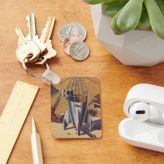 wetenschapsketen, Sci Fi, een Rocket Sleutelhanger (Bureau)