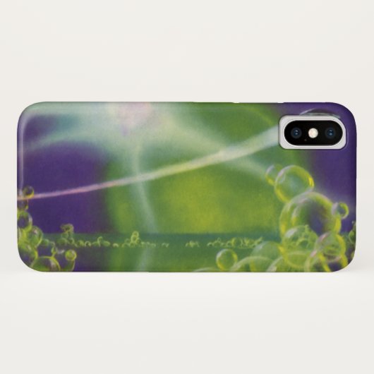 wetenschapsketen Sci Fi Groene Bubble Planet Case-Mate iPhone Case (Achterkant (horizontaal))