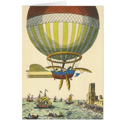  wetenschapsketen Steampunk Hot Air ballon (Voorkant)
