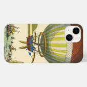 wetenschapsketen Steampunk Hot Air ballon Case-Mate iPhone Case (Achterkant (horizontaal))