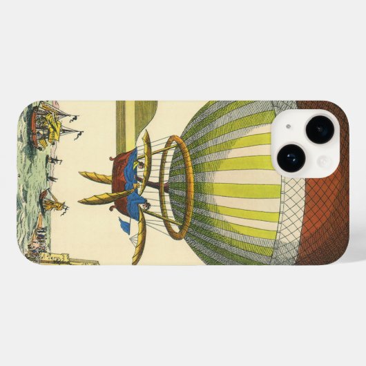  wetenschapsketen Steampunk Hot Air ballon Case-Mate iPhone Case (Achterkant (horizontaal))