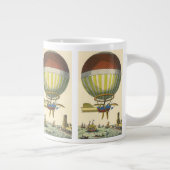  wetenschapsketen Steampunk Hot Air ballon Grote Koffiekop (Rechts)
