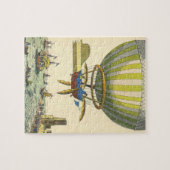  wetenschapsketen Steampunk Hot Air ballon Legpuzzel (Horizontaal)